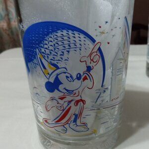 Set of 4 Vintage Walt Disney 25th Anniversary Glasses